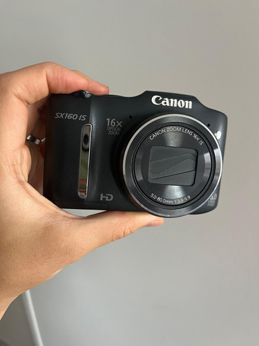  Canon Powershot Sx Sx160 Is Compacta Color  Negro 