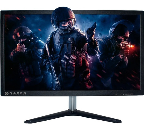 Monitor Gamer Naceb 19.5  Led Hd+ 60hz 2ms Negro Hdmi+vga