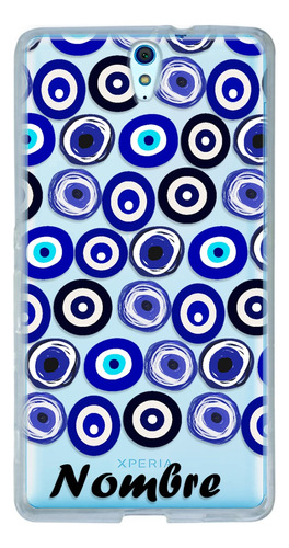 Funda Para Sony Xperia Ojos Turcos Personalizada Nombre