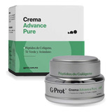 Crema Facial Pure Péptidos De Colágeno Té Verde 50 G G-prot