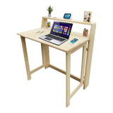 Escritorio Pupitre Plegable Madera Pino 90x80cm Home Office 