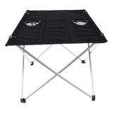 De Picnic Plegable De Aluminio De Comedor Equipo Gris-plata