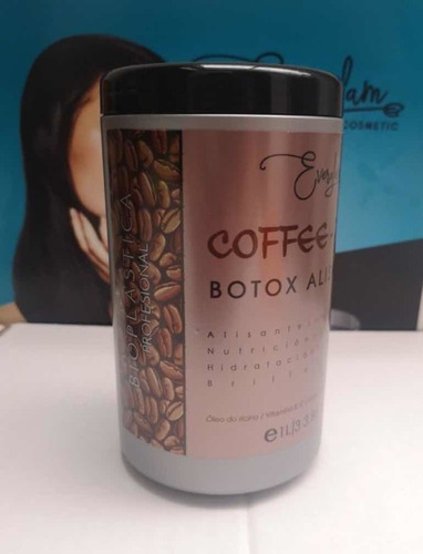 Botox Alisante Coffee Pro. 1kg Everglam Keratina Alisado