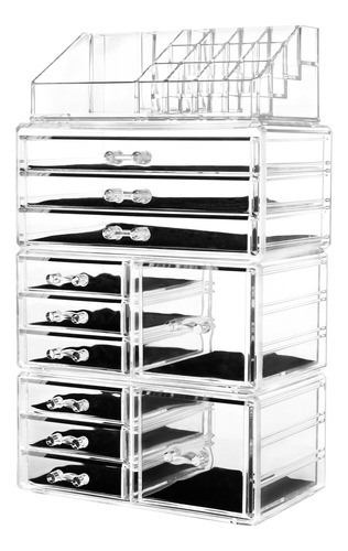 Hblife - Caja Organizadora De Maquillaje Para Joyas Y Cosmti