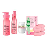 Kit Natura Cuidado Del Cuerpo Crema Acerola Hibisco Deo Jabo