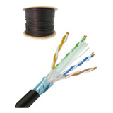 Saxxon Cable Blindado Ftp 305m Cat6 100% Cobre Para Exterior