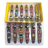 Caixa Box 12 Cortador De Unha Metal Estampa Mandala Manicure