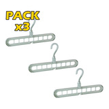 Pack X3 Percheros Colgador Magico Giratorio Ahorra Espacios 