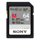 Cartão De Memória Sony Sf-m64  Series 64gb