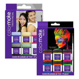 Kit Tinta Facial Rosto Color Make 06 Cores Vivas + 6 Neon 