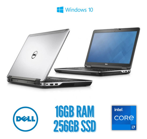 Notebook Dell Latitude E6440 I7 4610 16gb 240ssd - W10