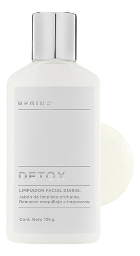 Detox Jabón Líquido De Limpieza Facial Profunda 125g Regina 