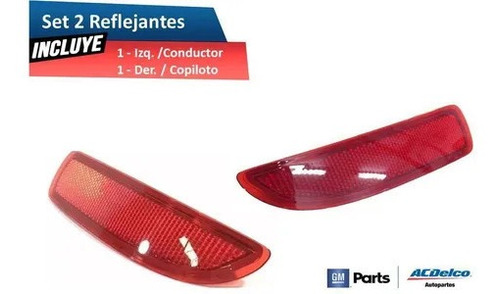 Reflejantes Fascia Trasera Izq. Y Der. Corsa Hatchback 2005