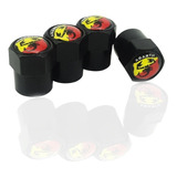 Tapones Valvula De Rin Fiat Abarth Negros