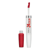 Labial Maybelline Super Stay 24 Color Larga Duración Acabado Mate Color Keep Up The Flame