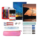 Kit Escolar Universitario Secundaria Set Utiles Completo