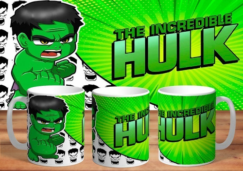 Taza - Tazón De Ceramica Sublimada Marvel: Hulk