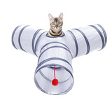 Alicedreamsky Túnel Para Gatos, Tubo Plegable Con 1 Pelota D