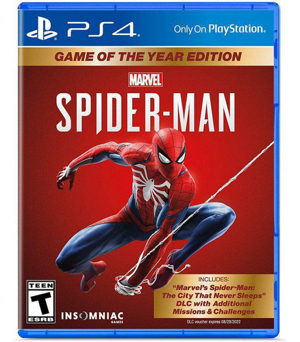 Marvel Spider-man Game Of The Year Edition Goty - Ps4