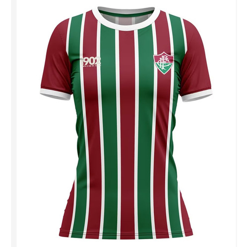 Camisa Fluminense Feminina Oficial 1902 Attract Babylook 