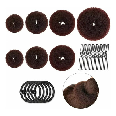 Set De Adornos Para El Pelo Con Bolitas [u]