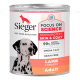 Alimento Húmedo Para Perro Sieger Derma Wet Cordero Lata 340 Gr