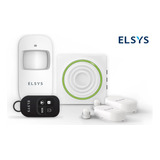 Kit De Alarme Wi-fi Com Sensores Sem Fio Branco Elsys