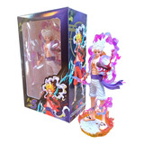 Figura Monkey D. Luffy Gear 5 Nika Haki Armamento One Piece