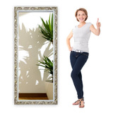 Espelho Decorativo 160x60 Com Moldura Parede Chão Sala Hall