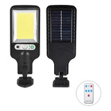 Reflector Led Cob Potenciado Panel Solar Sensor Movimiento 