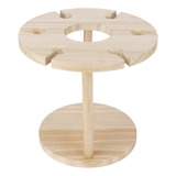 Soporte Organizador De Madera Para Copas De Vino