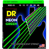 Dr Strings Nge-10 Encordadura Guitarra Electrica 10-46 Green