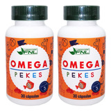 Omega 3 Pekes Para Niños 120 Caps Blandas Alim Cerebral Tea