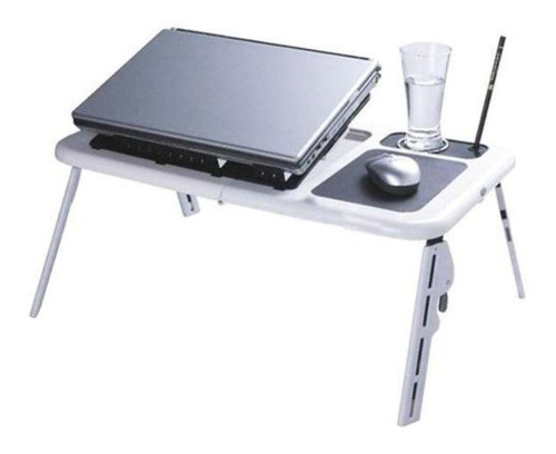 Mesa Dobrável Notebook Table 2 Cooler Mousepad Cabo Usb Cor Colorido