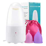 Fliurich Limpiador De Vasos Menstruales, Kit Portatil De Lav