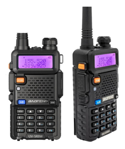 Rádio Comunicador Ht Walk Talk Dual Band Uhf Vhf Uv-5r Fm