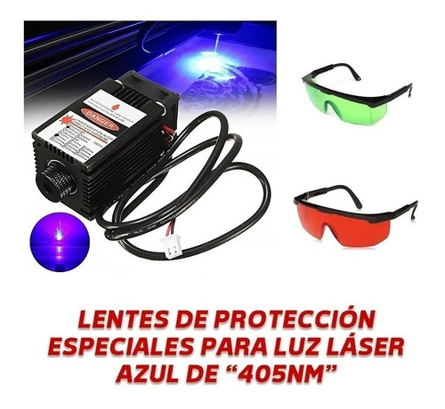 Lentes De Protección Láser Especiales Para Láser Azul 405nm