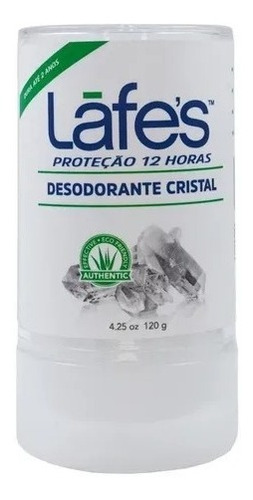 Desodorante Lafe´s Cristal Sem Alumínio 120g 100% Natural