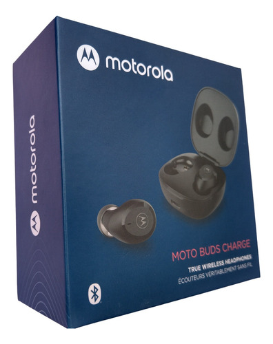 Audífonos Original Motorola Moto Buds Charge Color Negro 