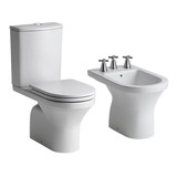 Combo Ferrum Varese Inodoro, Depósito Dual, Bidet Y Tapa