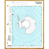 Mapas Rivadavia N°3 Block X40 Antartida Politico