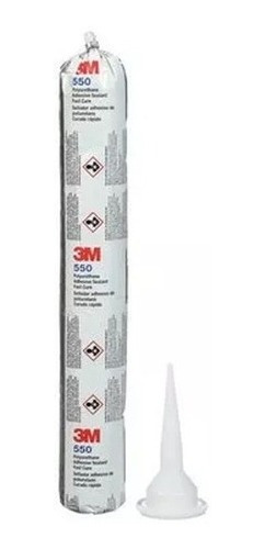 Sellador Poliuretanico 3m Pu 550 Salchicha 600 Ml Gris