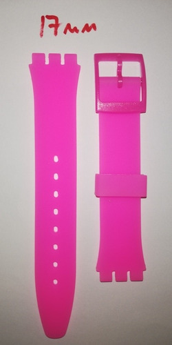 Correa De Reloj Swatch 17mm Color Fucsia 