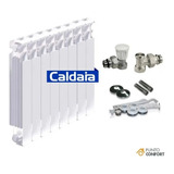 Radiador Caldaia Clan N 500 X 2 Elementos Kit Completo Envio