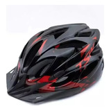 Capacete Tsw Raptor 2 C/led Bike Mtb Preto/vermelho 