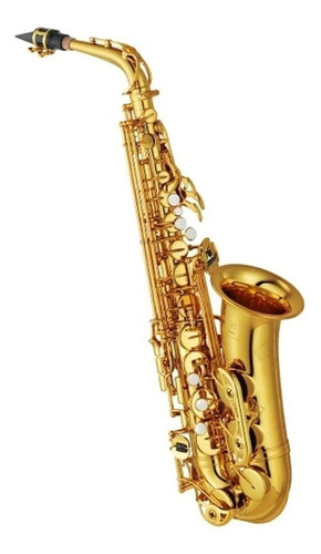 Saxofone Alto Yamaha Yas62iv Laqueamento Dourado