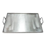 Plancha Para Asar Aluminio Fundido 46 Cms Doble Asa