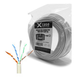 Cable Utp 50mts Xcase Cat5e 8 Hilos 0.40mm Uso Interior Bco