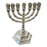 Menorah/candelabro Bethlehem Gifts Plata