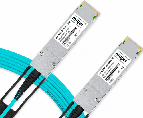 Cabo 40g Qsfp+ Para Qsfp+ 1.5m, Aoc Active Optical Miljet